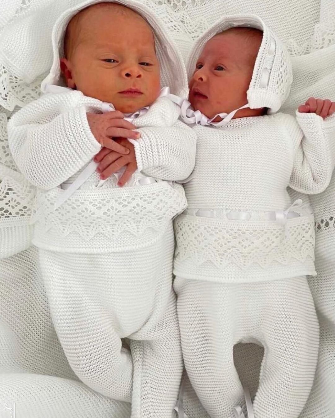 New born baby winter white dress Hiyera Best in Amman Jordan